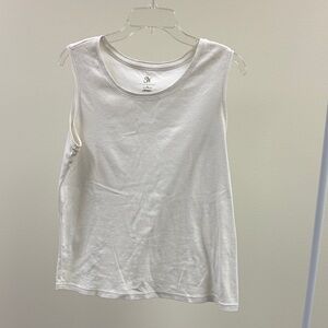 Studio Works Classic White Tank Top